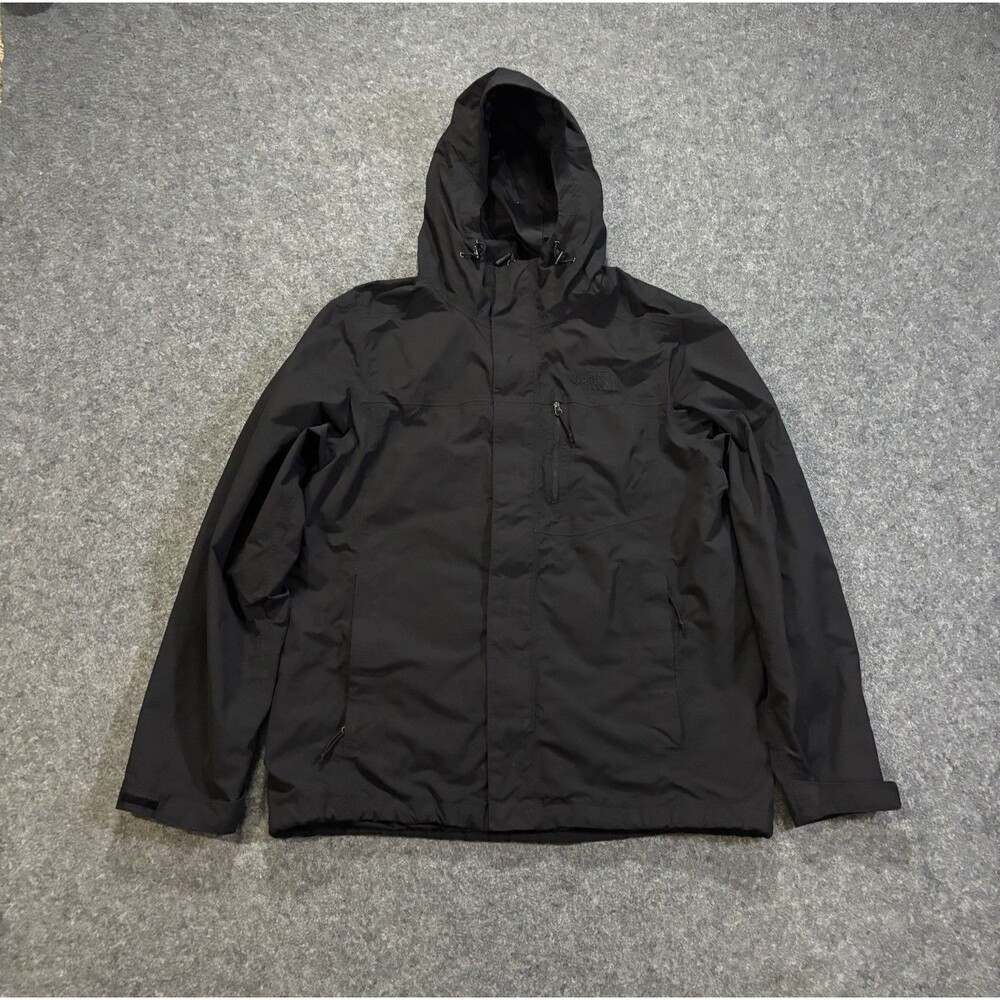 The North Face Atlas Triclimate DryVent Shell Coat Jacket Sz M Black Read